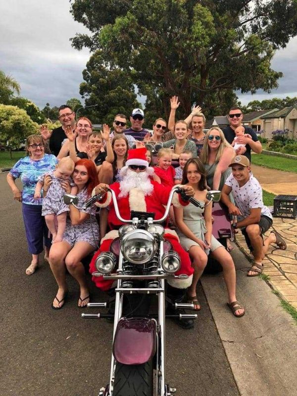 Santa photos wild ride australia santa rides trike tours motorcycle tours