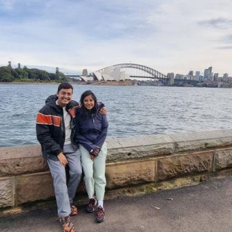 Aishu﻿ and Ani Sydney Sights Bondi Trike Tour