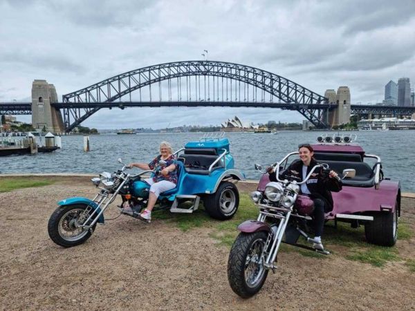 Wild ride australia trike tour motorcycle tour sydney harbour bridge