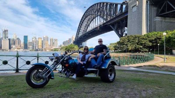 Wild ride australia rides sydney motorcycle tour harbour bridge trike tour