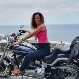 Caterina On Her Northern Beaches Harley Tour