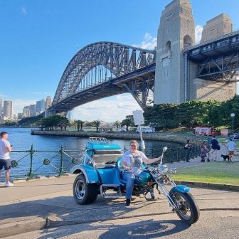 Chloe & Hayden On Our Three Bridges Trike Tour