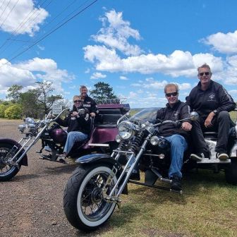 Chris enjoying His 21st Birthday With A Family Trike Tour