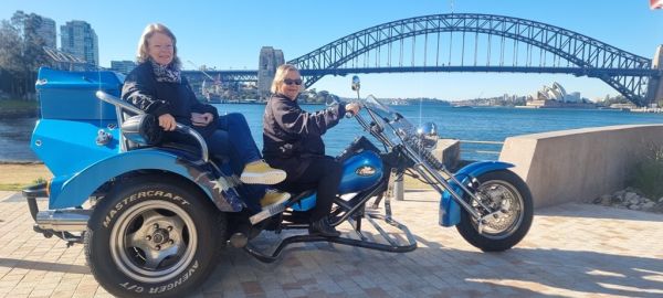 Wild ride harbour Bridge trike tour sydney
