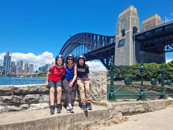 Wild ride sydney harbour bridge trike tour motorcycle tour australia