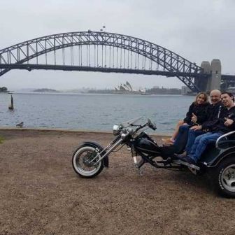 Daniel﻿ Nick & Annabelle enjoying a 30 minute Harbour Bridge Trike Tour