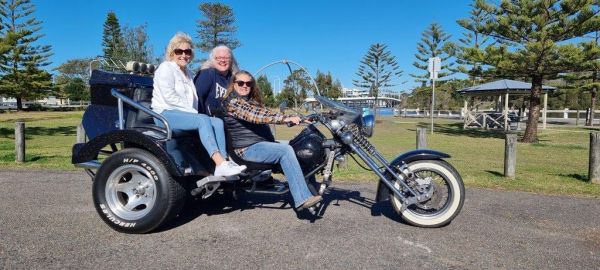 Wild ride trike rides central coast sydney