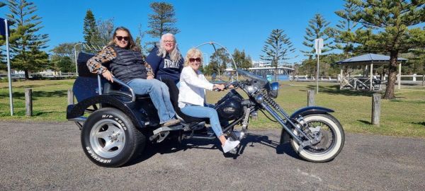 Wild ride trike rides central coast sydney australia motorcycle