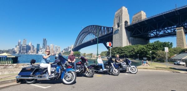 Wild ride sydney harley tour opera house