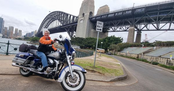 Wild ride australia tour motorcycle sydney harbour bridge