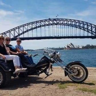 Monica﻿ ,Therese & Ann's 30 Minute Harbour Bridge Trike Tour