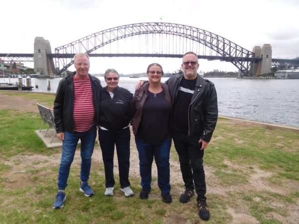 Wild ride australia harley davidson sydney harbour bridge ride motorcycle