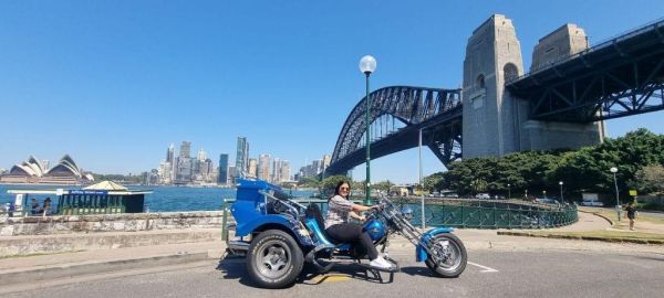 Wild ride Australia sydney trike tour harbour bridge