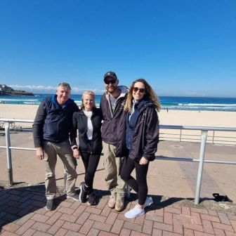 Sally, Neil, Michael & Bethany's Bondi Beach Trike Tour