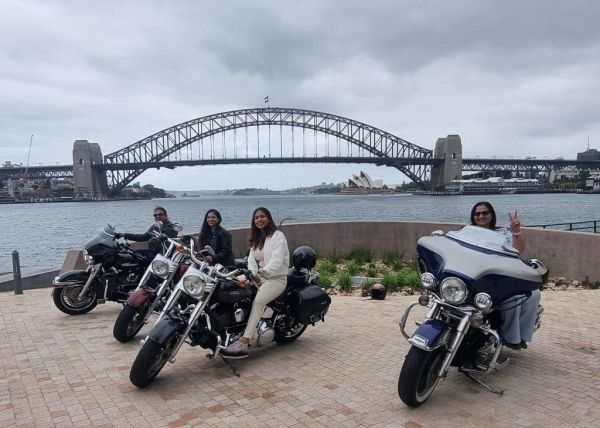 Wild ride australia sydney harbour bridge opera house ride harley