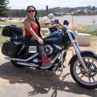 Tara on her Central Coast Herley Beaches Tour.