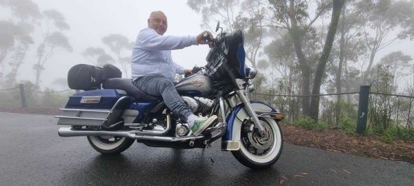 Wild ride harley davidson blue mountains