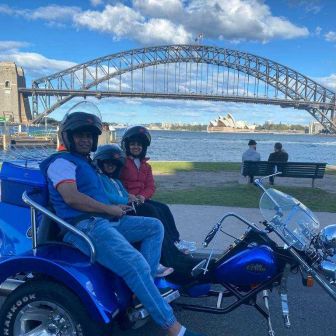 Vipula, Sandeep & Anahera﻿'s Sydney Harbour Bridge Trike Tour