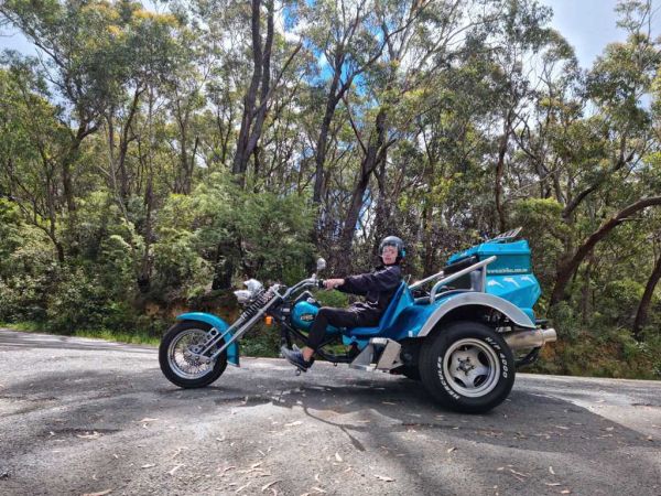 Wild ride Lennox Bridge nepean river trike tour